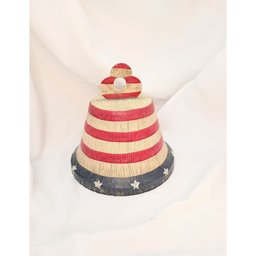Metal Stars And Stripes Patriotic Bell